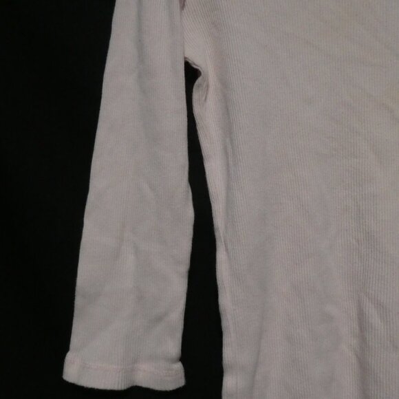 GAP | medium | Light Pink | Ribbed Long Sleeve Crew Neck Shirt - Picture 12 of 16